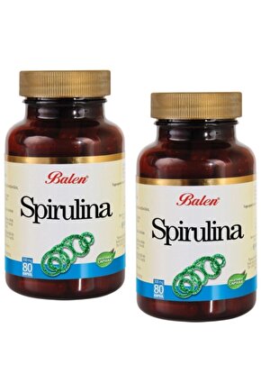Spirulina Yosun Mavi-Yeşil Alg Kapsül 375mg 2 Adet