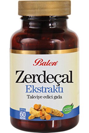 Zerdeçal Ekstraktı Kapsül - 60 Kapsül X 325mg