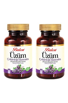Üzüm Çekirdeği Ekstraktı 375 Mg 60 Kapsül X 2 Adet