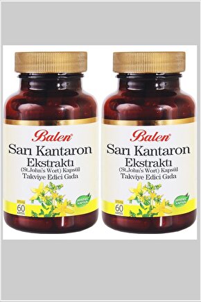 St. Johns Wort (sarı Kantaron) 300 Mg 60 Kapsül 2 Adet