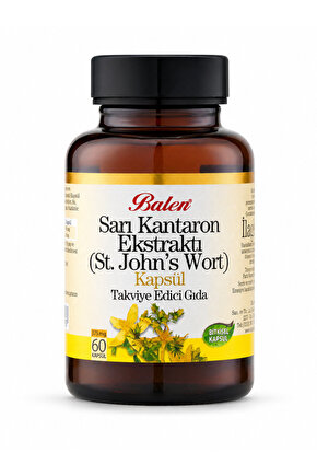 Sarı Kantaron Ekstraktı (St. Johns Wort) Kapsül