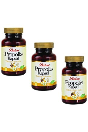 Propolis 670 Mg 80 Kapsül 3 Adet