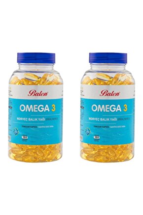 Omega 3 Norveç Balık Yağı 1380 Mg X 100 Kapsül X2 Adet