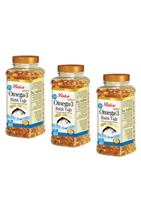 Omega 3 Balık Yağı 1380 Mg 200 Kapsül 3 Adet
