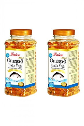 Omega 3 Balık Yağı 200 1380 Mg 2 Adet