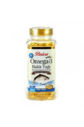 Omega 3 Balık Yağı 1380 Mg 200 Kapsül