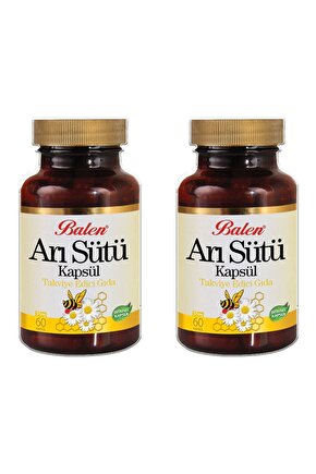 Arı Sütü Kapsül 375 Mg 60 Kapsül 2 Adet