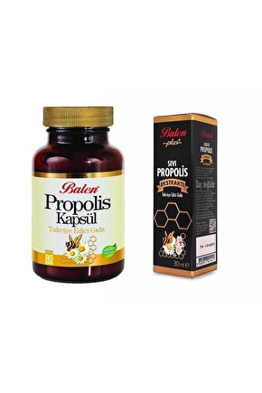 Propolis Kapsül + Sıvı Propolis Ekstraktı Bağışıklık Direnci Seti