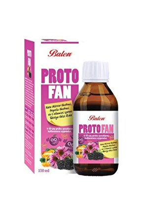Protofan Kara Mürver Propolis Ve C Vitamini 150 Ml Yeni Tarihli