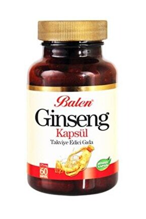 Ginseng Kapsül 60 Kapsül X 375 Mg Ginsenk Ginsek