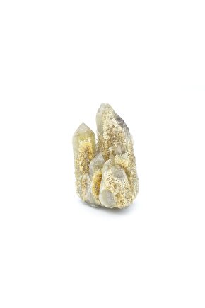 Hakiki Doğal Limon Kuvars Taşı Kaya Parçası 284 Gram