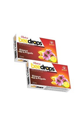 2li Beedrops Ekinezyalı Ballı Propolisli Limon Aromalı Drops 24 Adet Boğaz Pastili