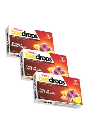 Beedrops Ekinezya+bal-propolis Limon Aromalı 24 Drops X 3 Kutu
