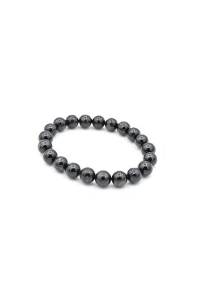 Hakiki Doğal Hipersten Taşı Bileklik Hypersthene 8.5 Mm