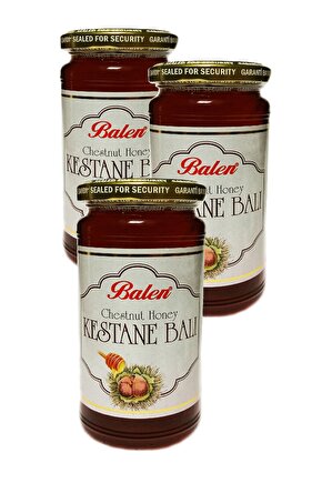 3 Adet Kestane Balı 625 gr Chesnut Honey 3x625g