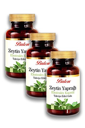 Zeytin Yaprağı Ekstraktı 620 Mg 3 X 60 Kapsül