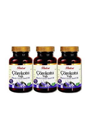 Çörekotu Yağı Yumuşak Kapsül 80 Softjel 3 Adet