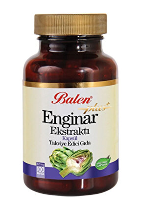 Enginar Plus & Ekstraktı Kapsülü 820 Mg 100 Kapsül