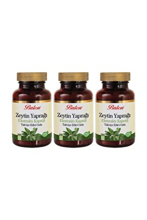 Zeytin Yaprağı Ekstraktı 60 Kapsül X 3 Adet