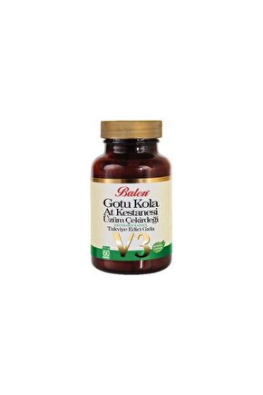 Gotu Kola&at Kestanesi&üzüm Çekirdeği Ekstraktı Kapsül Takviye Edici Gıda