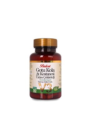 Gotu Kola & At Kestanesi ( V-3 ) Ekstraktı Kapsül 355 Mg*60