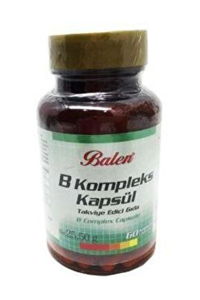 B Vitamin Kompleksi 425 Mg 60 Kapsül