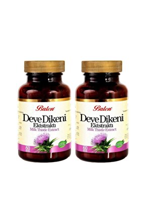Deve Dikeni Ekstarktı Milk Thistle 300 Mg 60 Kapsül 2 Adet