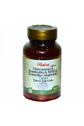 Glukozamin & Kondroitin & Msm & Boswellia (akgünlük) 60 Kapsül