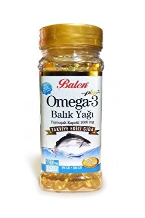 Balık Yağı Omega 3 1380 Mg 100 Kapsül %100 Orjinal Ürün