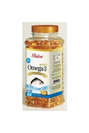 Omega3 Balık Yağı 1380 Mg 100 Kapsül