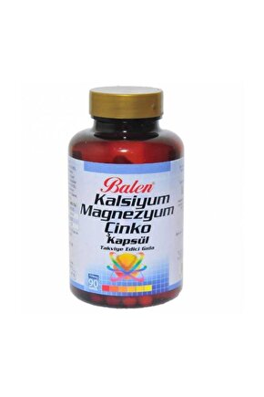 KALSİYUM & MAGNEZYUM & ÇİNKO KAPSÜL 709 MG *90