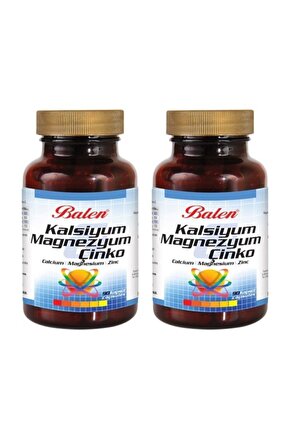 Kalsiyum Magnezyum Çinko 90 Kapsül 2 Adet