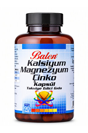 KALSİYUM&MAGNEZYUM&ÇİNKO KAPSÜL 709 MG*90