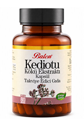 Kediotu Kökü Ekstraktı Kapsül