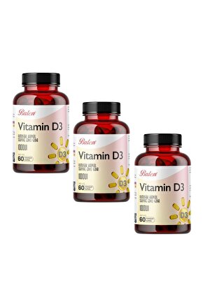 Vitamin D3 450 Mg 60 Yumuşak Kapsül X 3 Adet