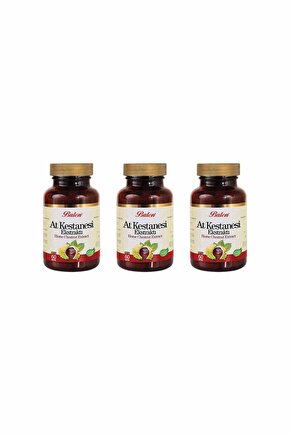 At Kestanesi Ekstraktı Kapsül 375mg*60 3 Adet