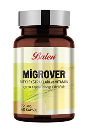 Migrover Bitki Ekstraktları Ve Vitamin Içeren Kapsül