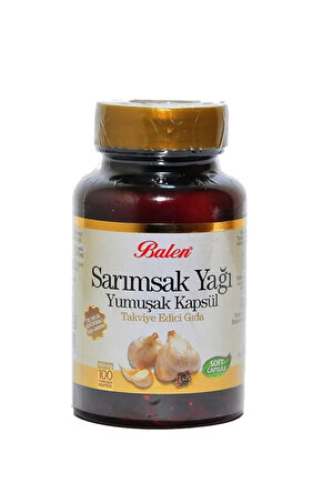 Sarımsak Yağı Yumuşak Kapsül 100 Adet Kapsül 450 Mg