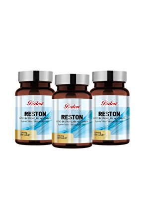 Reston Bitki Ekstraktları Ve Vitamin 500 Mg 60 Kapsül 3 Adet
