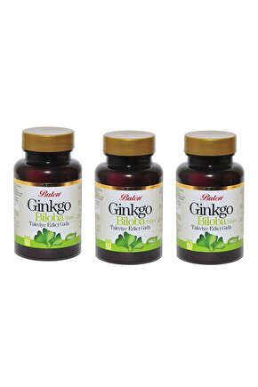 Ginkgo Biloba Tablet 600mg*60 3 Adet Ginkgo Ginko Biloba Tableti