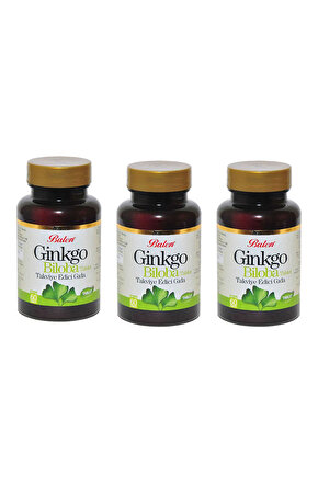 Ginko Biloba 600 mg 60 Tablet x 3 Adet