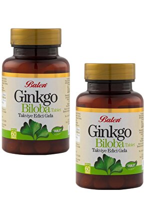 2 Kutu Ginkgo Biloba Tablet 60 X 600 Mg