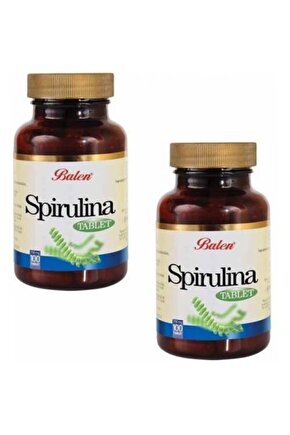 Spirulina Tablet 100 X 740 Mg Siprulina Yosun Alg 2 Kutu