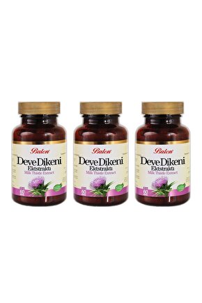 Deve Dikeni Ekstraktı Kapsül 375 Mg 60 Kapsül X 3 Adet