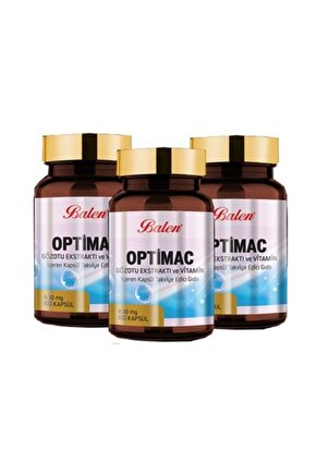 Optimac Göz Otu Ekstratı İçeren Kapsülü 630 mg 3 Adet
