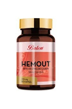 Hemout Bitki Ekstreleri İçeren Kapsül 60 Kapsül 370 mg