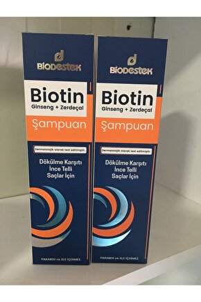 Biotin Dökülme Karşıtı Şampuan 330 ml 2 Adet