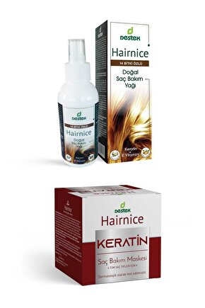 Doğal Saç Bakım Yağı Ve Maskesi (2li Set)