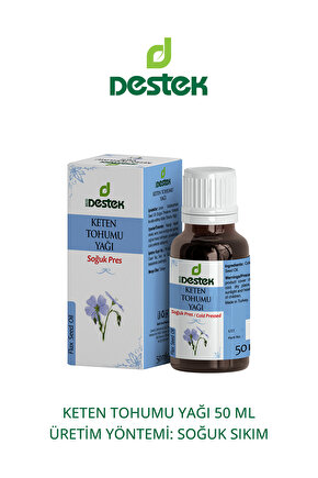 Keten Tohumu Yağı Soğuk Pres 50 ml
