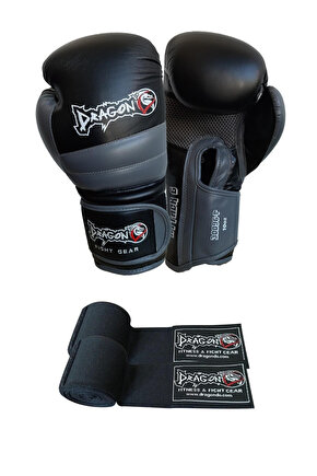 Attack Boks Eldiveni ve Boks Bandaj 2 li Set Kick Boks Muay Thai Boks Eldiveni
